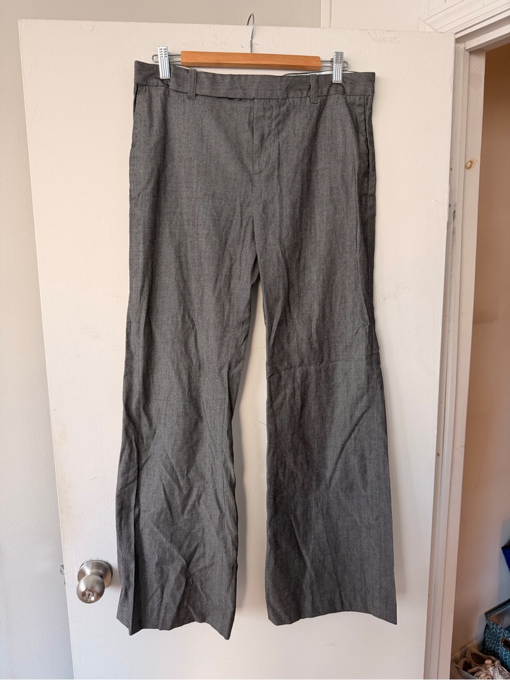GAP Gray Wide-Leg Trousers